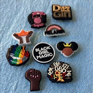 Jibbitz Black Girl Magic Shoe Charms - Multicolor